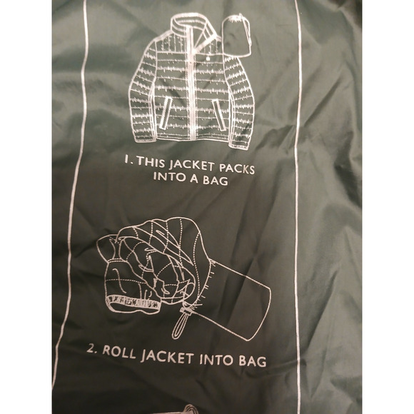 Tommy Hilfiger DUCK DOWN Packable Puffer Jacket Mens Sz XL Black Light Travel - Picture 12 of 16